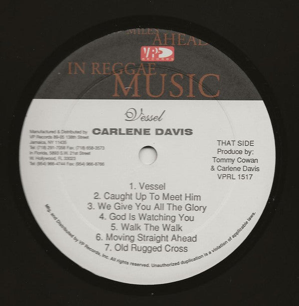 Carlene Davis : Vessel (LP, Album)