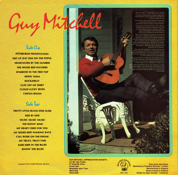 Guy Mitchell : 20 Golden Pieces Of Guy Mitchell (LP, Album)