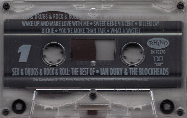 Ian Dury And The Blockheads : Sex & Drugs & Rock & Roll: The Best Of (Cass, Comp)