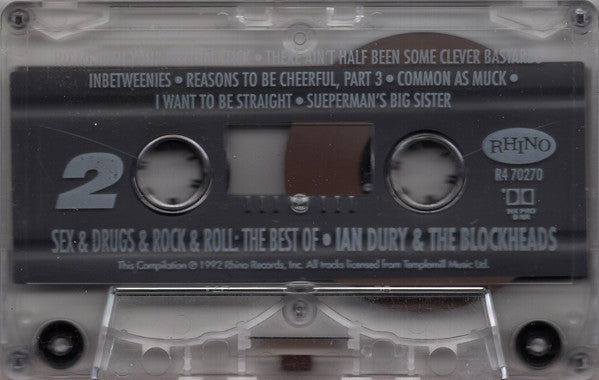 Ian Dury And The Blockheads : Sex & Drugs & Rock & Roll: The Best Of (Cass, Comp)