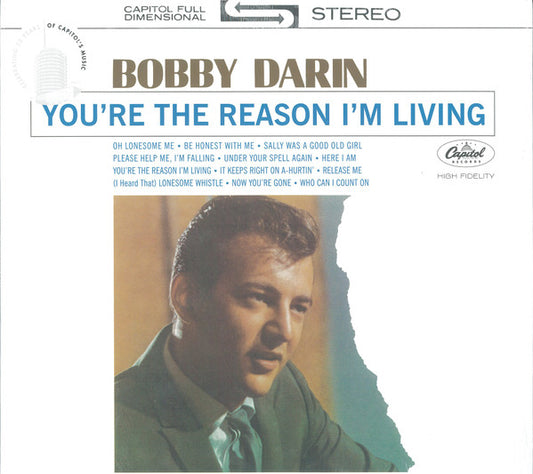 Bobby Darin : You're The Reason I'm Living (LP, Album, RE)