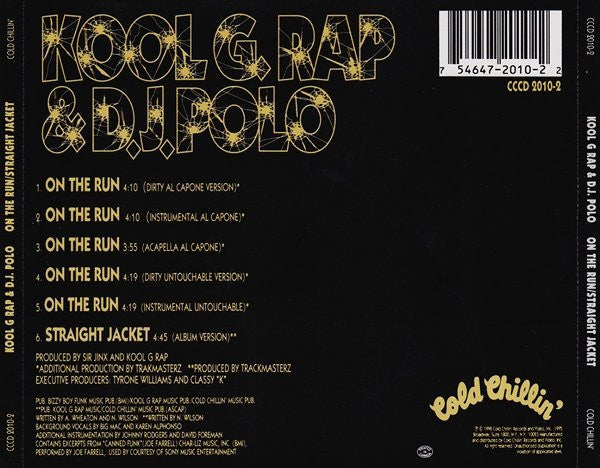 Kool G Rap & D.J. Polo : On The Run (CD, Maxi)