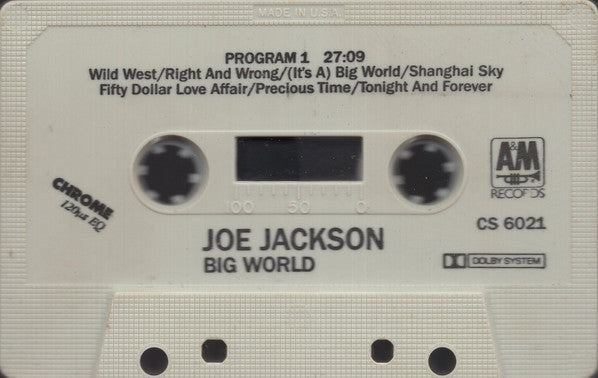 Joe Jackson : Big World (Cass, Album, Dol)