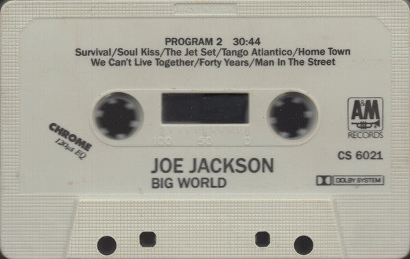 Joe Jackson : Big World (Cass, Album, Dol)