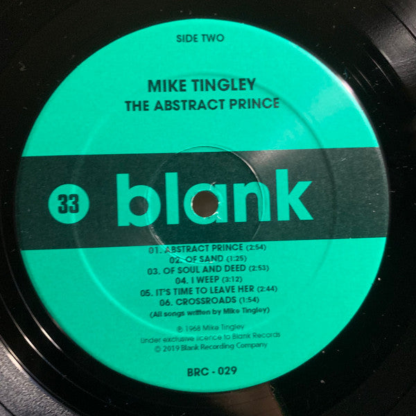 Mike Tingley : The Abstract Prince (LP, Album, Ltd, RE)