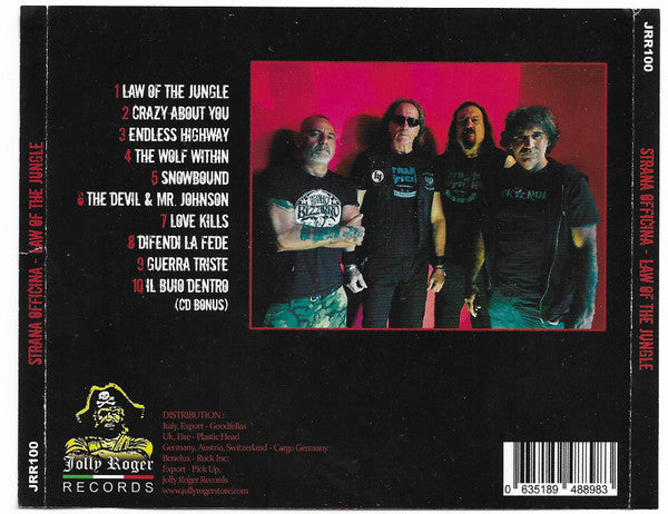 Strana Officina : Law Of The Jungle (CD, Album)