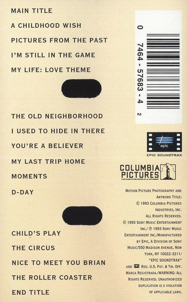 John Barry : My Life (Original Motion Picture Soundtrack) (Cass)