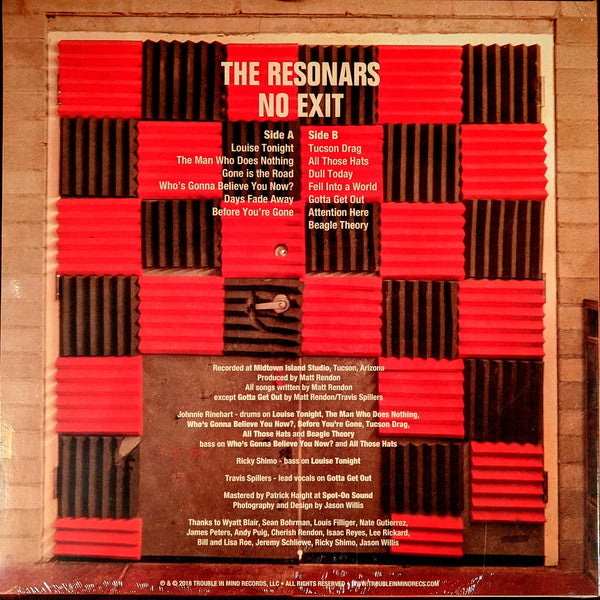 The Resonars : No Exit (LP, Album)