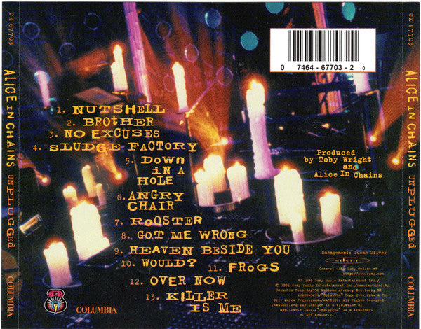Alice In Chains : MTV Unplugged (CD, Album, RP)
