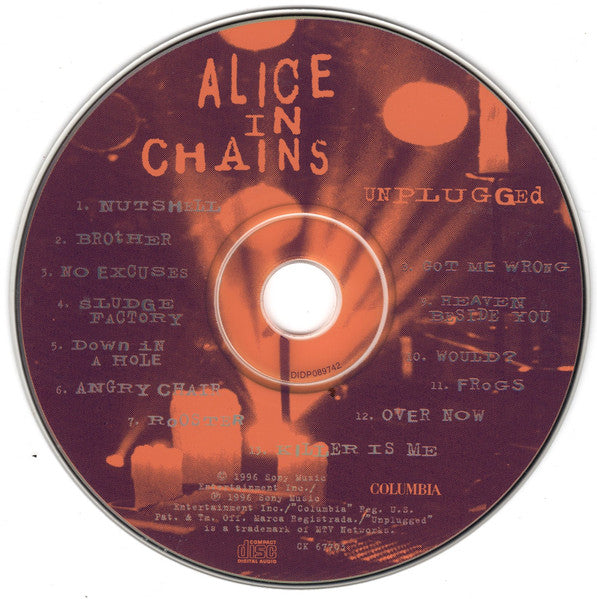 Alice In Chains : MTV Unplugged (CD, Album, RP)