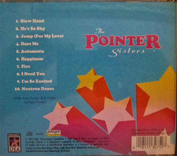 Pointer Sisters : Greatest Hits Live (CD, Album, Comp, Liv)