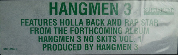 Hangmen 3 : Holla Back (Holla Boston) (12")