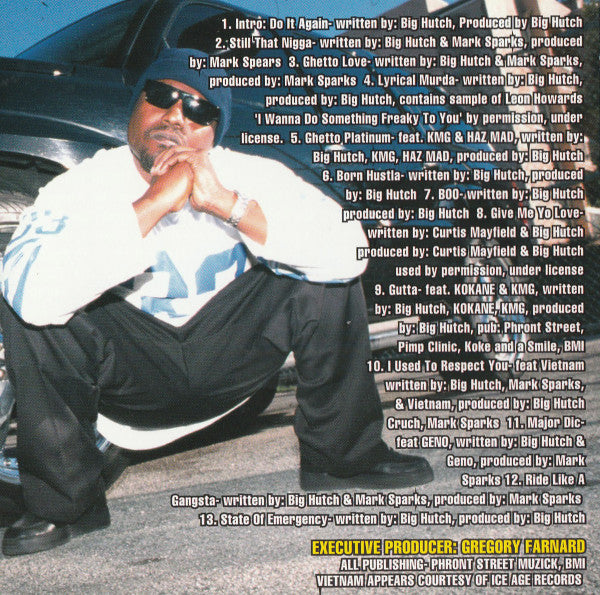Big Hutch Aka Cold 187um : Live From The Ghetto (CD, Album)