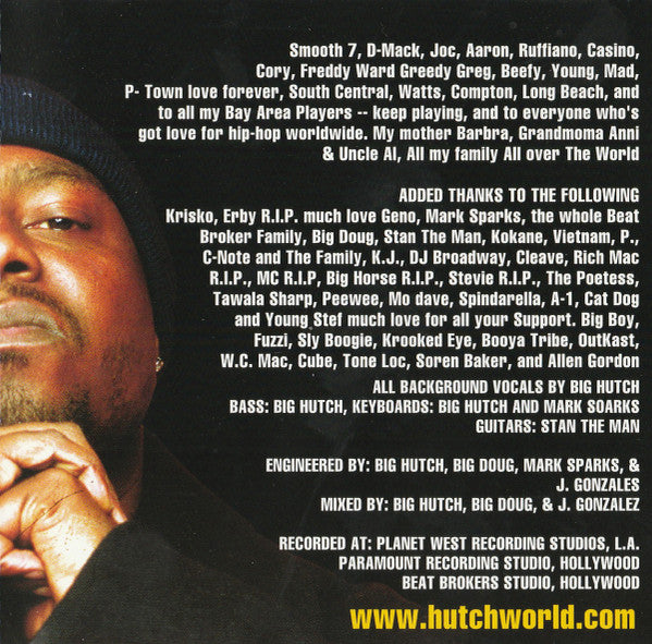 Big Hutch Aka Cold 187um : Live From The Ghetto (CD, Album)