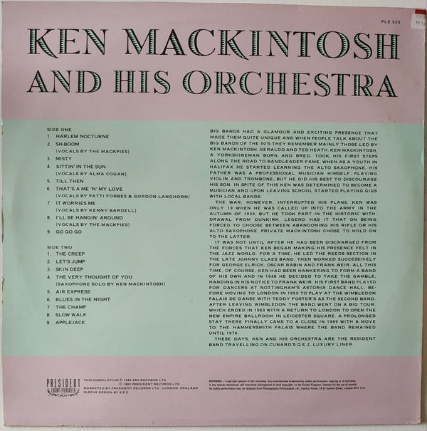 Ken Mackintosh And His Orchestra : The Very Thought Of You (LP, Comp)