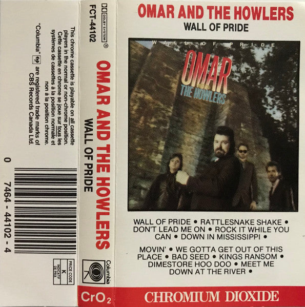 Omar And The Howlers : Wall Of Pride (Cass, Album)