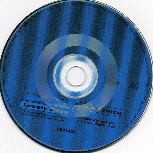 DJ Jazzy Jeff & The Fresh Prince : Lovely Daze (CD, Single)