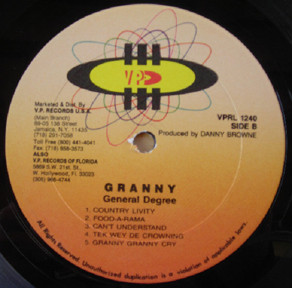 General Degree : Granny (LP, Album)