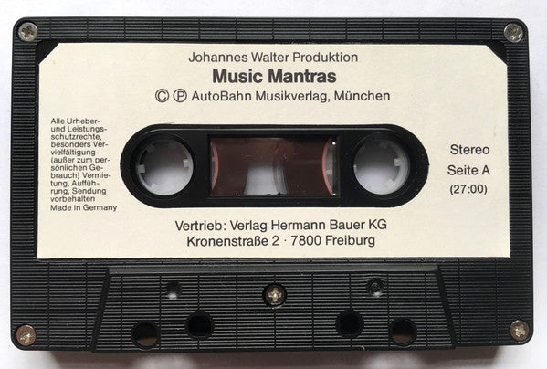 Johannes Walter : Music Mantras (Cass)