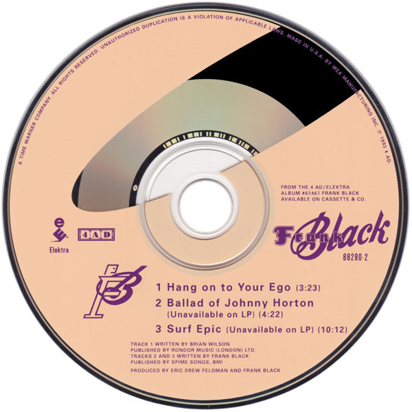 Frank Black : Hang On To Your Ego (CD, Single)
