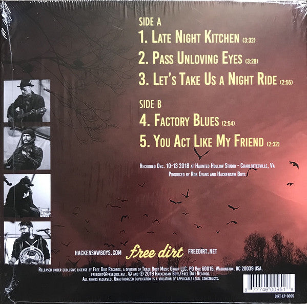 Hackensaw Boys* : A Fireproof House Of Sunshine  (10", EP)