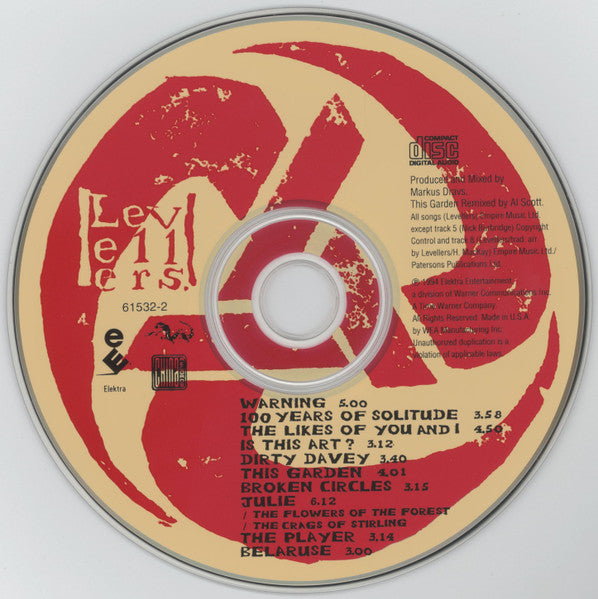 The Levellers : Levellers (CD, Album, SRC)
