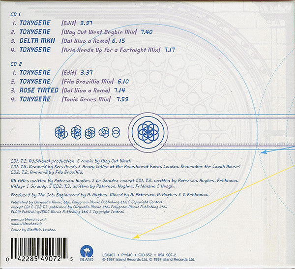 Orb* : Toxygene (CD, Single, CD1)