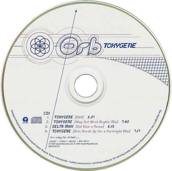 Orb* : Toxygene (CD, Single, CD1)