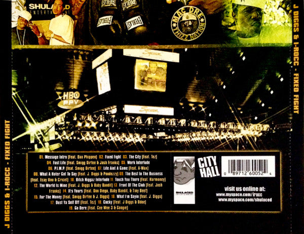J Diggs & I-Rocc : Fixed Fight (CD, Album)