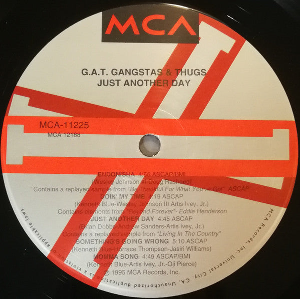 G.A.T. Gangstas & Thugs* : Just Another Day (LP, Album)