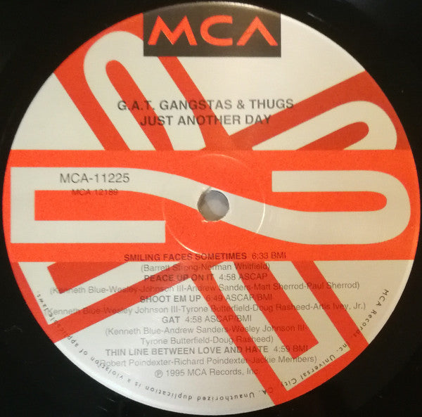 G.A.T. Gangstas & Thugs* : Just Another Day (LP, Album)