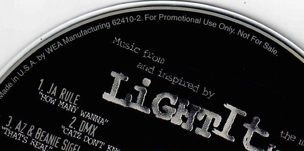Various : Music From And Inspired By Light It Up The Movie (CD, Album, Promo)