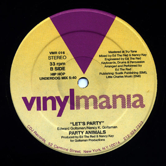 Party Animals (2) : Let's Party (12")
