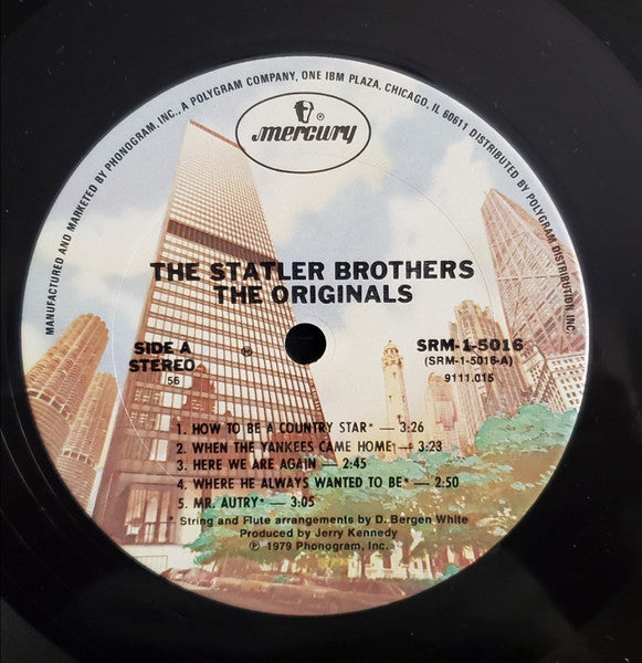 The Statler Brothers : The Originals (LP, Album)