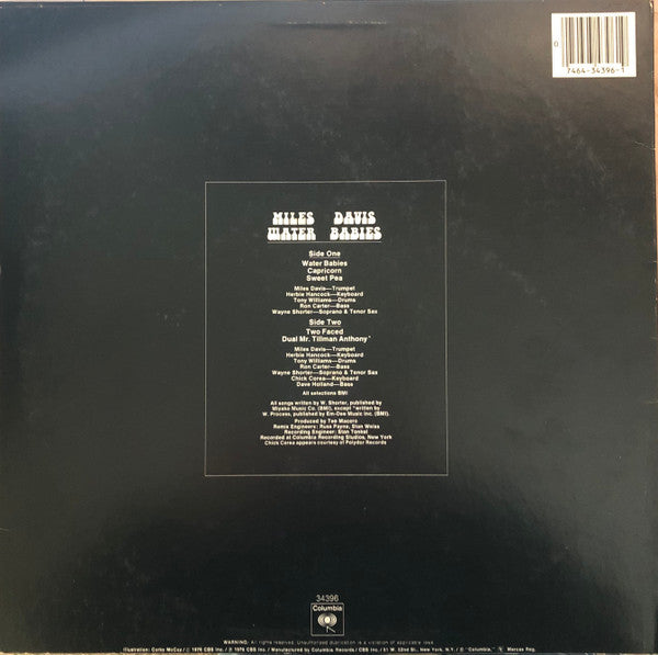 Miles Davis : Water Babies (LP, Album, RE)