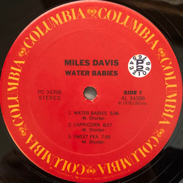 Miles Davis : Water Babies (LP, Album, RE)
