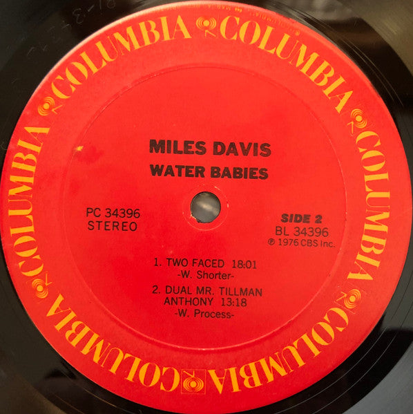 Miles Davis : Water Babies (LP, Album, RE)