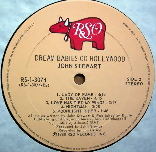 John Stewart (2) : Dream Babies Go Hollywood (LP, Album)