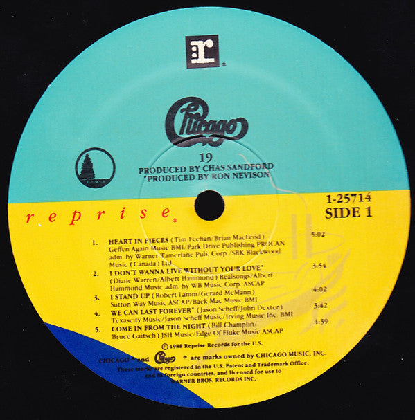 Chicago (2) : Chicago 19 (LP, Album, Spe)