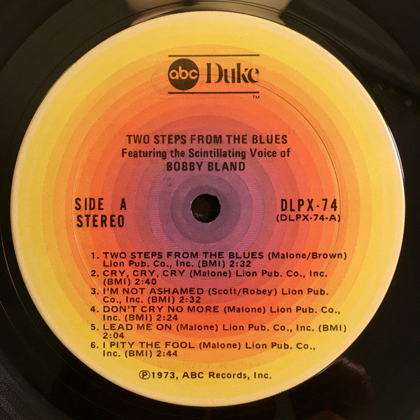 Bobby Bland : Two Steps From The Blues (LP, Album, RE)