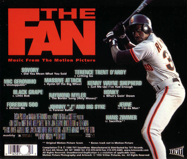 Various : The Fan (Music From The Motion Picture) (CD, Comp)