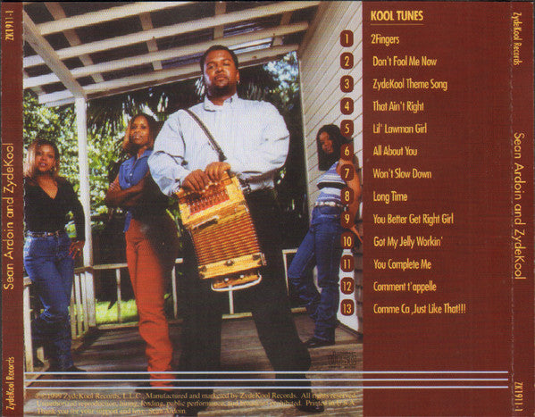 Sean Ardoin & ZydeKool : Sean Ardoin -N- ZydeKool (CD, Album)