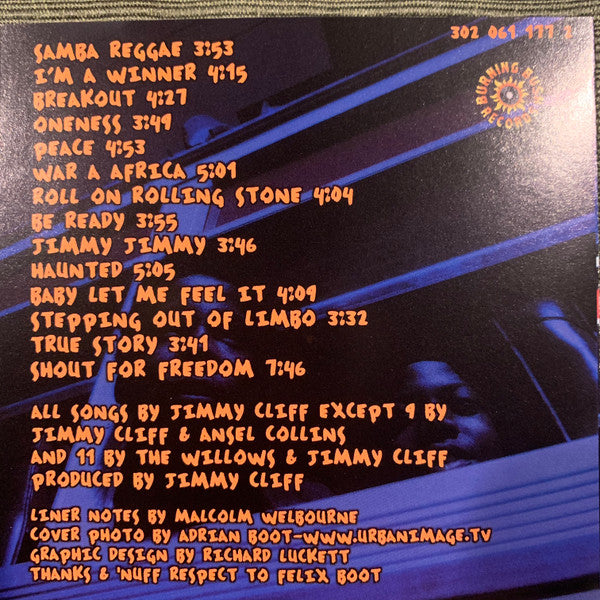 Jimmy Cliff : Steppin' Out Of Limbo (CD, Album)