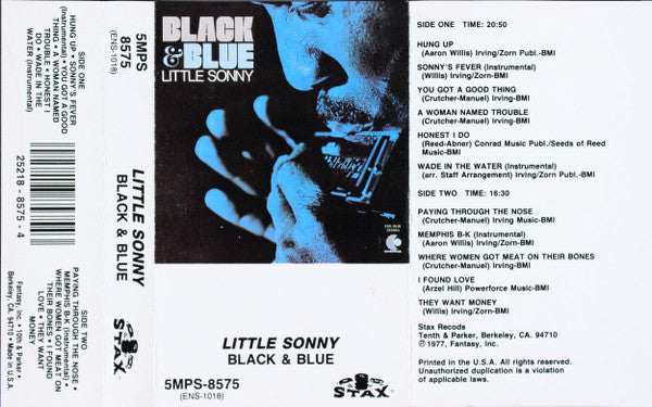 Little Sonny : Black & Blue (Cass, Album, RE)