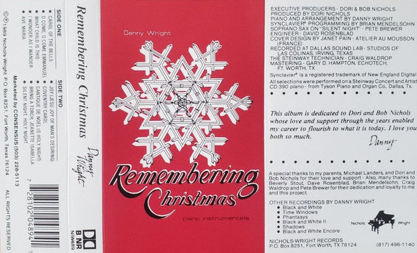 Danny Wright : Remembering Christmas (Cass, Album, Dol)