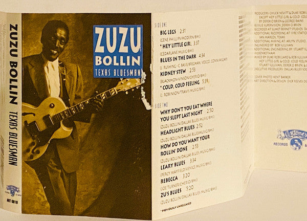 Zuzu Bollin : Texas Bluesman (Cass, Album, RE)