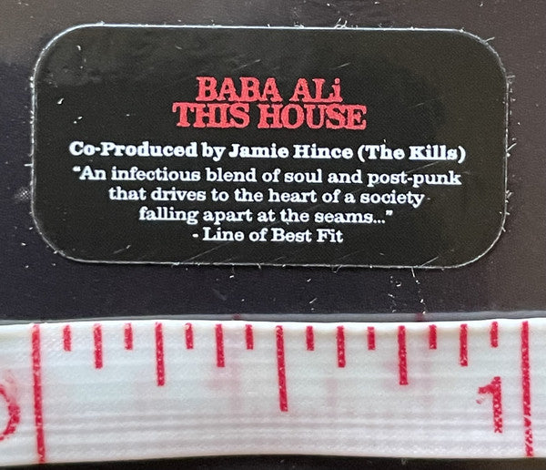 Baba Ali : This House (12", EP)