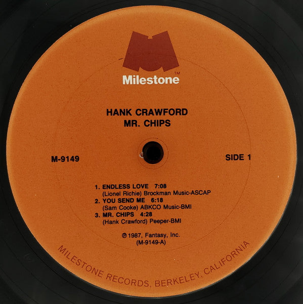 Hank Crawford : Mr. Chips (LP, Album, Car)