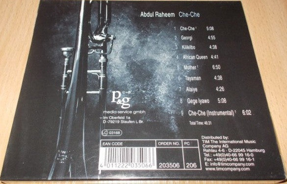 Abdul Raheem : Che-Che (CD, Album)