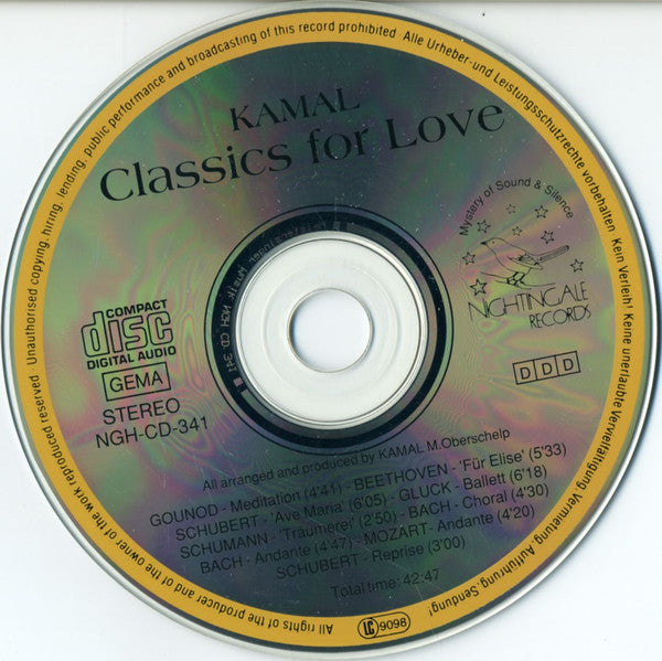 Kamal : Classics For Love (CD, Album)